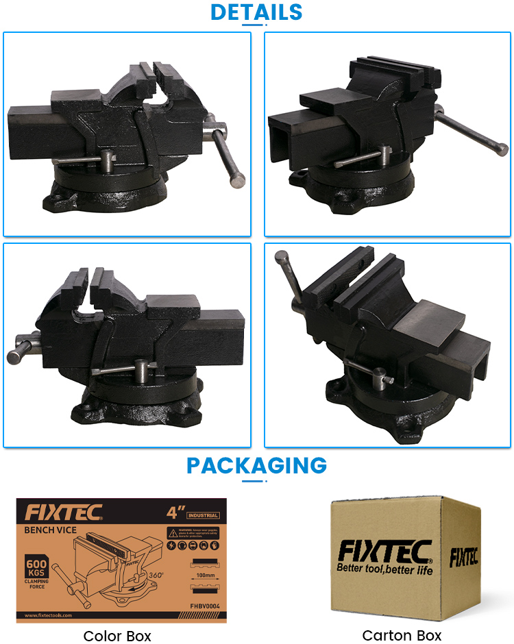 Schraubstock aus Holz