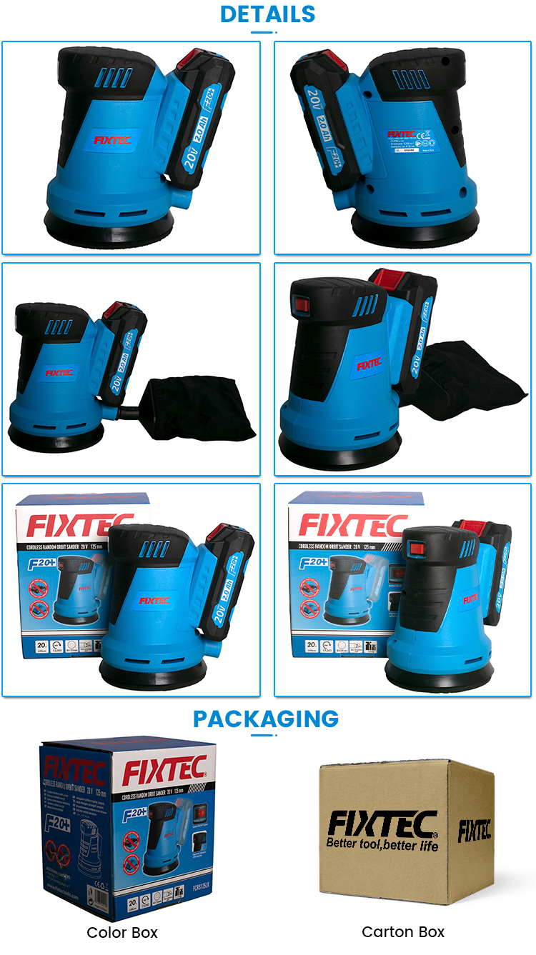 Exzenterpolierer und Schleifmaschine