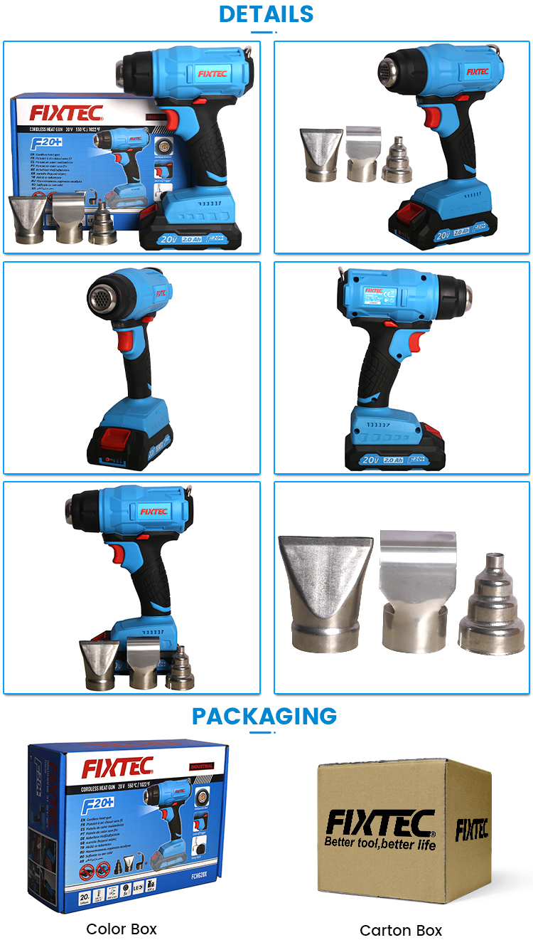 Batterie-Hei&szlig;luftpistole 