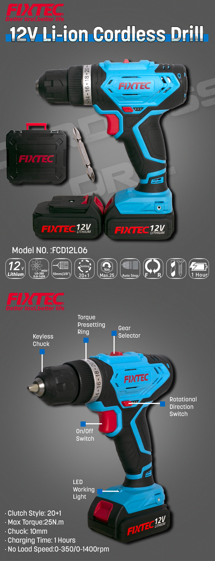 Bohrmaschine Set Handwerkzeuge