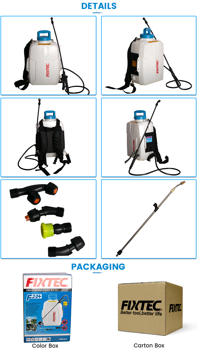 Akku-Rucksackspritze