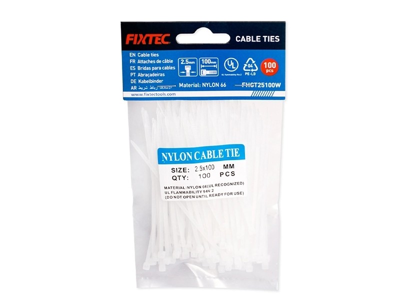 wei&szlig;e Kabelbinder