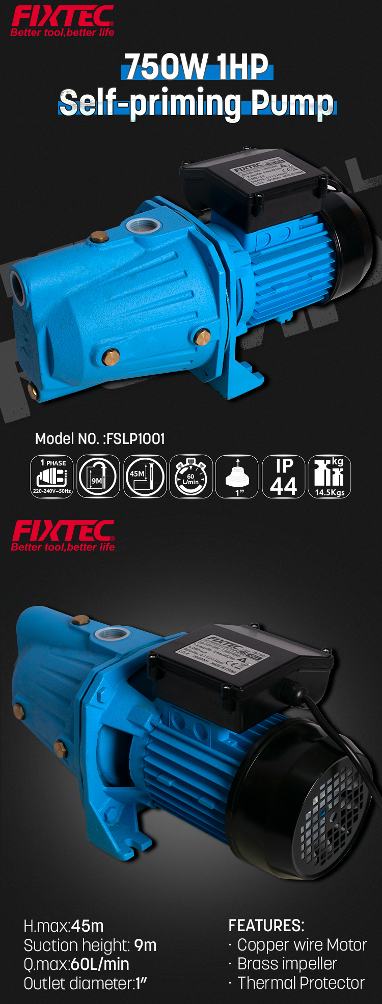 selbstansaugende Kreiselpumpe