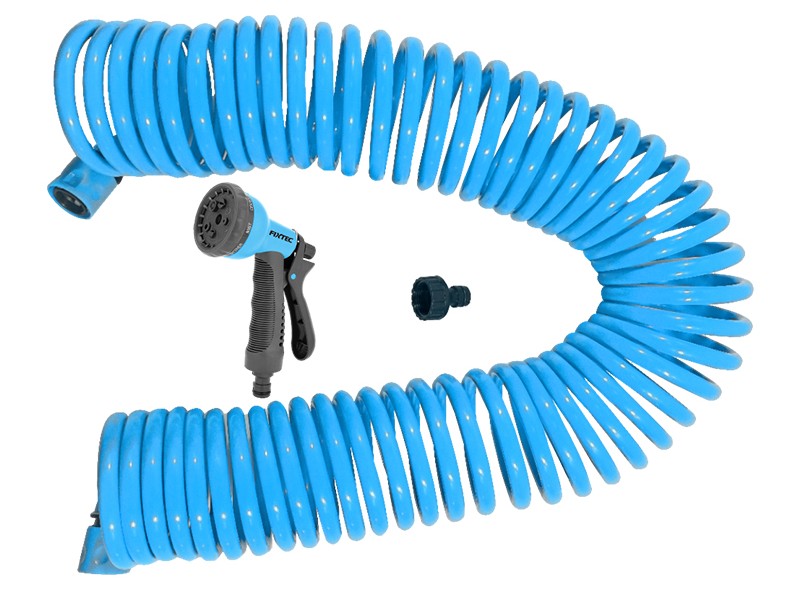 Gartenschlauch mit Spiralspirale